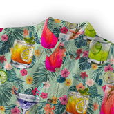 Cocktail Aloha Hawaiian Shirt, Summer Hawaiian Shirt - The Palmix
